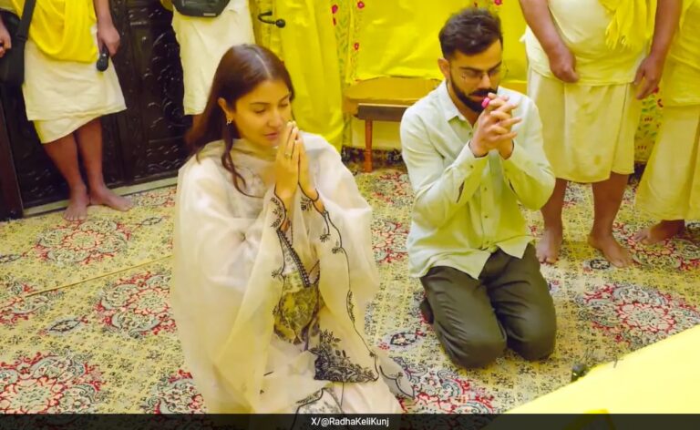 “Prasann Ho?”: Virat Kohli Asked By Premanand Maharaj. His Reply, Then Anushka Sharma’s Question